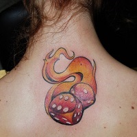 Înțeles tatuaje „zaruri“ (joc) Semnificația tatuaje „zaruri“
