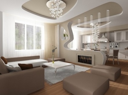Parcelelor.LI_END în spațiul apartament 7 moduri originale, casa de vis (apartament) Zonarea în spațiul apartament 7 moduri originale, casa de vis