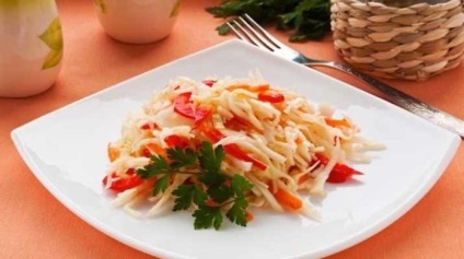 varză Fast murată cu ardei gras (rapid) varză rapidă murat cu boia