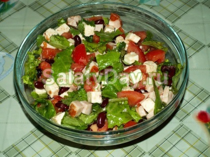 Salata cu piept de pui afumat - diverse si reteta rapida cu fotografii și video (salata) Salata cu piept de pui afumat - diverse si reteta rapida cu fotografii și video