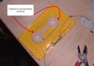 Adaptor casetă pentru o mașină ia în considerare în detaliu