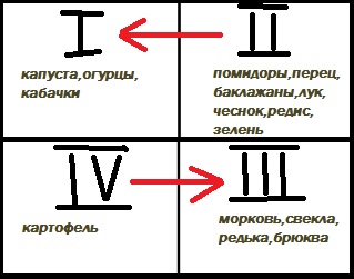 Schema de rotație de legume ogorodesvoy casa agricole