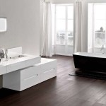 35 idei originale pentru design interior baie din lemn