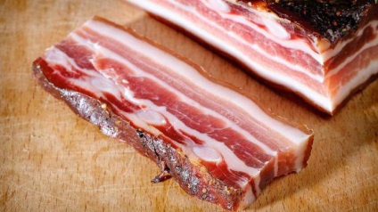 norme Bacon prăjit de gătit, folosite în gătit, rețete (reguli) norme Bacon prăjit de gătit, folosite în gătit, rețete