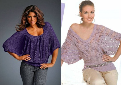Bluza cu maneci liliac (bluză) Bluza cu mâneci de liliac