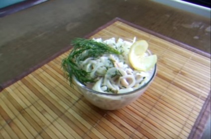 calmari alimentare (benzi de mici expediere) Mâncăruri de calmari
