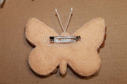 Butterfly Brosa din pâslă, cu mâinile lor (fluture din pâslă, cu mâinile lor) Butterfly Brosa din pâslă, cu mâinile lor