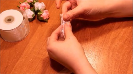 trandafiri de ceai kanzashi de benzi (panglici) trandafiri ceai kanzashi panglici