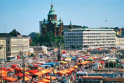 Puncte de atractie in Helsinki (strada Aleksis Kiven) Puncte de atractie in Helsinki