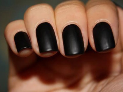 Design negru de unghii (unghii) Design unghiile negre