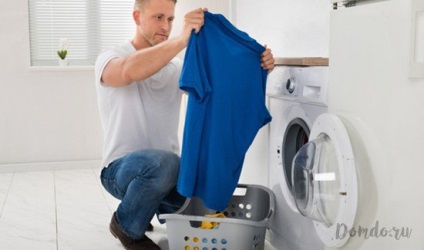 Ce se întâmplă dacă T-shirt sau un lucru de lână întins după spălare (întins) Ce se întâmplă dacă T-shirt sau un lucru de lână întins după spălare