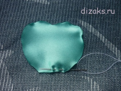 Flori de tesatura satin cu mâinile, dizaks Design - accesorii (tesatura satin pentru ei) Flori de tesatura satin cu mâinile, dizaks de design - accesorii