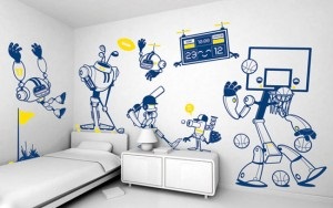 Decorul pereților cu propriile sale mâini 30 de idei vopsea pereții cu imagini (desene) Decorul pereților cu propriile sale mâini 30 de idei vopsea pereții cu fotografii