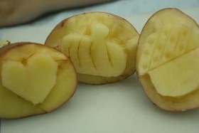 Pat moare din fructe și legume - cartofi, ardei, mere, varză (varză) Pat moare din fructe și legume - cartofi, ardei, mere, varză