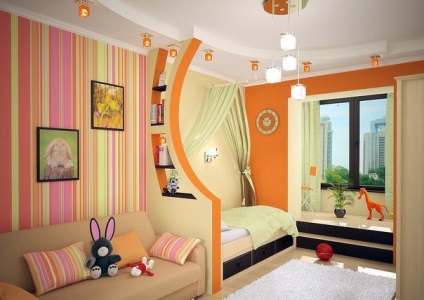 Colțul copiilor într-un apartament studio Cum de a face și de a organiza (studio) Colțul copiilor într-un apartament studio Cum de a face și de a organiza