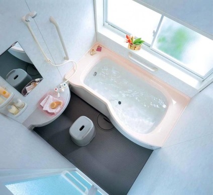 Design mic baie, design interior, decorare, mobilier, cum să plaseze, (instalatii sanitare) Design baie mică, design interior, decorare, mobilier, cum să plasați,
