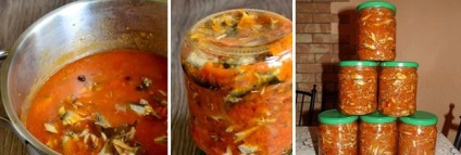 Acasă șprot în sos de tomate (reteta 5) (șprot în magazin) Acasă șprot în sos de tomate (5 rețete)