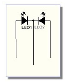 LED bicolor (LED-uri în două culori sunt tricolore culoare multicolore schimbare comun anod cu două borne) LED-urile cu două culori