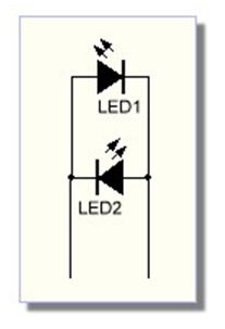 LED bicolor (LED-uri în două culori sunt tricolore culoare multicolore schimbare comun anod cu două borne) LED-urile cu două culori