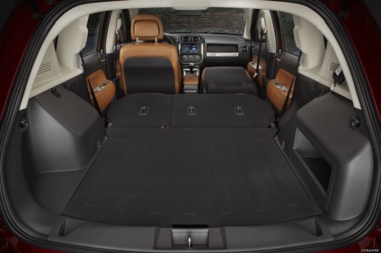 Caracteristici Jeep busolă 2014 an de generare și de modificare anterioare (4 litri de motor pe benzină cu aspirație naturală) Jeep Compass 2014, ultima generație și de modificare, caracteristici