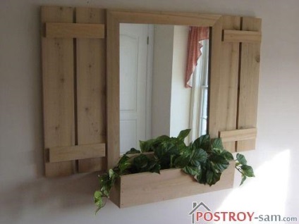 Crescut în interiorul ferestrei (fereastra va arata fals) ferestre false în interior