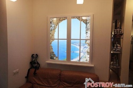 Crescut în interiorul ferestrei (se va arata fals) ferestre false în interior
