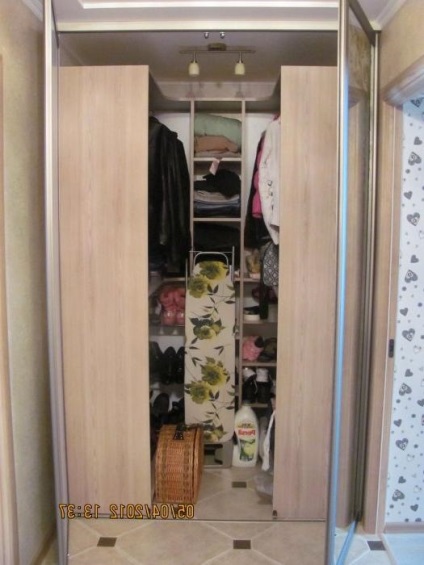Designul funcțional al unui dulap mic in apartament (un pic) Designul funcțional al unui dulap mic in apartament