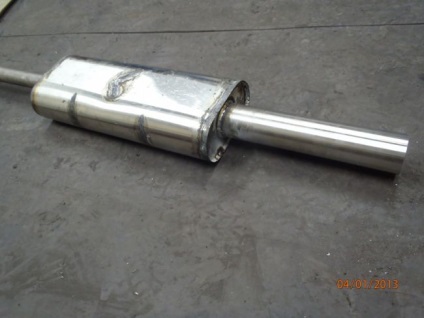Amortizorul de zgomot din otel inoxidabil () Silencer inox