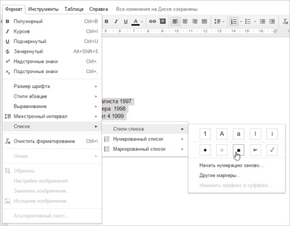 Documente Google utilizează indentare, file și liste (utilizate în) Documente Google utilizează indentare, file și liste