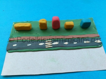 Oraș de plastilină (plastilină) Oraș de plastilină