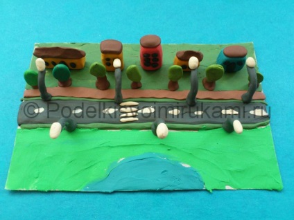 Oraș de plastilină (plastilină) Oraș de plastilină