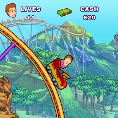 Jocul este un instrument de desen cu role coaster (SUA) Joc Rollercoaster risovalka