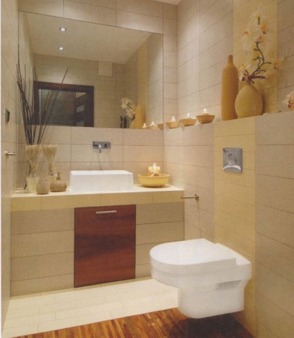 Interioare bai mici (foto) (baie mici baie comuna de design interior) Fotografii Interioare bai mici (foto)
