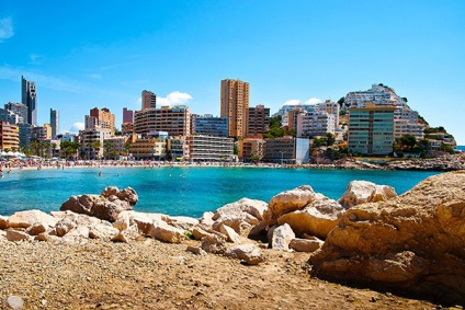 Aeroportul din Alicante Benidorm (noapte) De la aeroportul Alicante Benidorm