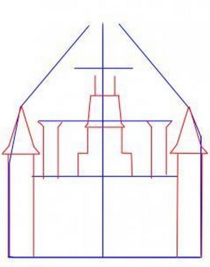 Cum de a desena un castel treptat sfaturi creion pentru incepatori, ls