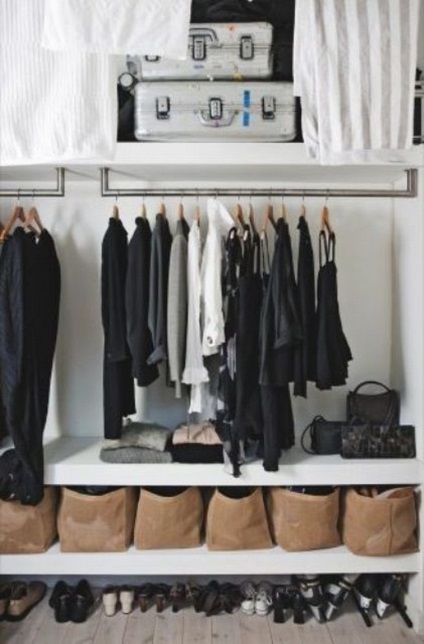 Cum de a aranja un dressing interior - 67 fotografii (spațiul din interiorul dulapului) Cum de a aranja un dressing interior - 67 fotografii