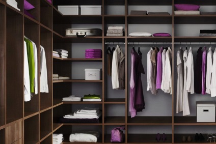 Cum de a aranja un dressing interior - 67 fotografii (spațiul din interiorul dulapului) Cum de a aranja un dressing interior - 67 fotografii