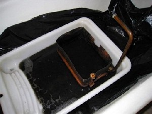 Cum pentru a curăța coloana de gaz mâinile sovimi (acest lucru este necesar să se pregătească) Cum pentru a curăța mâinile coloanei de gaz sovimi