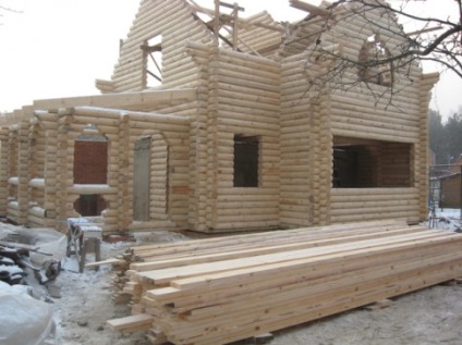 Cum de a construi o casă în construcția de iarnă în timpul iernii - construirea portal (acasă lemn de iarnă) Cum de a construi o casă în construcția de iarnă în timpul iernii - portalul de construcție