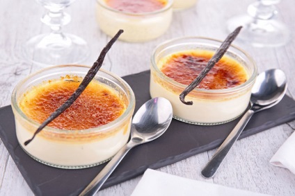 Cum de a găti rețeta creme brulee pentru creme brulee acasă de Julia Vysotsky, site-ul oficial