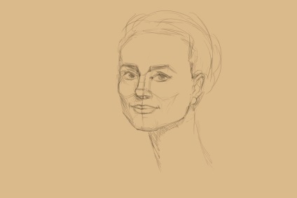 Cum de a desena un portret de o fată frumoasă tânără (remiză) Cum de a desena un portret al unei tinere fată frumoasă