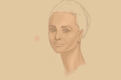 Cum de a desena un portret om de o tânără fată frumoasă (dimensiunea pensulei prezentată) Cum de a desena un portret al unei tinere fată frumoasă