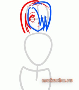 Cum de a desena personaje anime pe fata exemplul corpului, cât de ușor și simplu creion, (corp) Cum de a desena personaje anime pe fata exemplul corpului, cât de ușor și simplu creion,