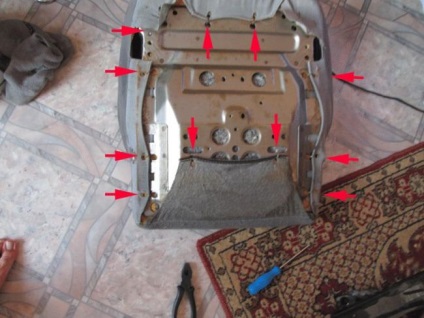 Cum sa faci propriul în scaunul auto cu încălzire (pentru a instala elementul de încălzire) Cum de a face propriile scaune în mașină încălzit