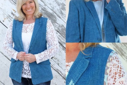 Cum sa faci o vesta elegant dintr-un strat vechi de 30 minute - Îmi place hobby - cele mai bune ateliere de lucru cu (a face o vestă elegantă) Cum sa faci o vesta elegant dintr-un strat vechi de 30 minute - Îmi place hobby - cele mai bune ateliere de lucru cu
