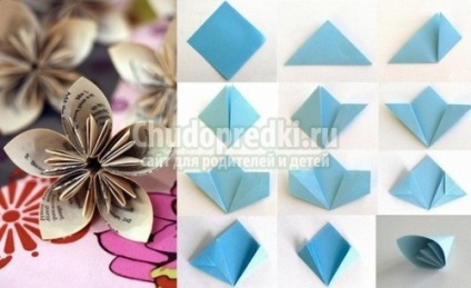 Cum de a face origami flori (flori) Cum de a face origami flori