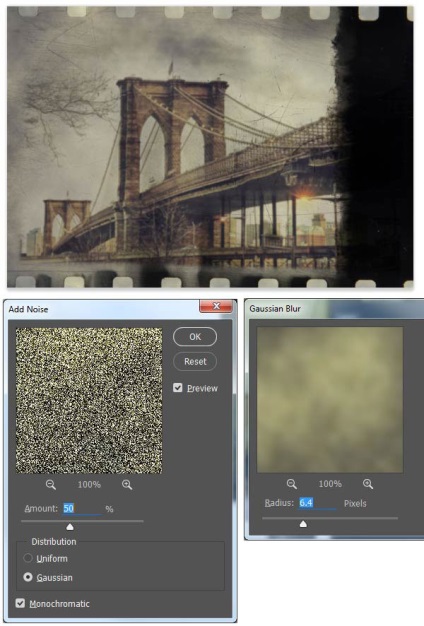 Cum să poarte o fotografie în Photoshop (Brush Brush Tool) Cum să poarte o fotografie în Photoshop