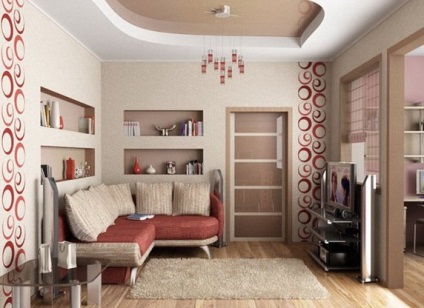 Cum de a decora o camera de zi cu picturi și plante - fotografie - proiectare si constructii (foto) Cum de a decora o camera de zi cu picturi și plante - fotografie - proiectare și construcție