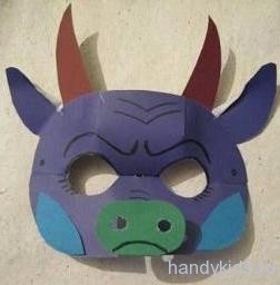 Carnavalul porsonka sau masca (masca) masca de carnaval sau porsonka