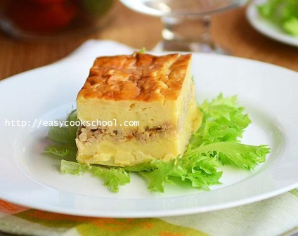caserola de cartofi cu carne tocată în rețetă cuptor cu fotografii pas cu pas, rețete ușor (carne) caserola de cartofi cu carne tocată în rețetă cuptor cu fotografii pas cu pas, rețete ușor